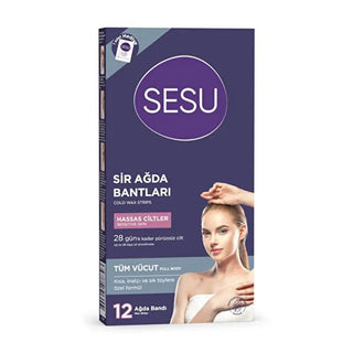 Sesu Body Wax Strips for Sensitive Skin - Easy Hair Removal, Smooth Skin, Sugar-Free Formula, Long Lasting Results Sesu Body Wax Strips: Sensitive Skin Hair Removal, Smooth Results body wax strips, sensitive skin wax strips, hair removal wax, wax strips for legs, wax strips for bikini area, easy to use wax strips, sugar free wax strips, sesu wax strips, body waxing at home, hair removal for sensitive skin, hair removal, wax strips, sensitive skin, sugar-free, easy to use, body, legs, bikini area, underarms,