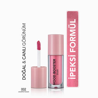 Flormar Mood Booster Liquid Blush: Natural Glow & Radiant Finish - Long Lasting Shimmer Blush with Green Tea Extract Flormar Liquid Blush: Natural Glow & Radiant Finish liquid blush, shimmer blush, natural glow blush, Flormar Mood Booster blush, long lasting liquid blush, green tea blush, radiant finish blush, pigmented liquid blush, natural shimmer blush, blush, liquid makeup, shimmer makeup, radiant makeup, green tea extract, long lasting, easy to apply, blendable, makeup, cosmetics, beauty, face makeup, 