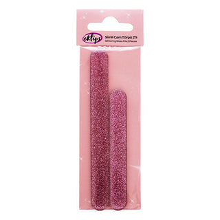 eklips glitter glass nail file set, close up of eklips glitter nail file Eklips Glitter Glass Nail File - Precision Shaping | 2 Pack Eklips Glitter Glass Nail File - 2 Pack eklips, nail-care, glass-nail-file, beauty-tools, gentle-filing, nail-shaping, ai-generated, durable-nail-file, manicure, women