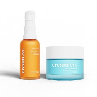 Cream Co. Skincare Set - Hydrating Serum and Moisturizer for Sensitive Skin, Vegan Skincare Products Cream Co. Skincare Set - Hydrating & Vegan Skincare Set, Sensitive Skin Care, Vegan Skincare, Hydrating Serum and Moisturizer, Natural Skincare Products, Brightening Skincare, Anti-Aging Skincare, Hydrating Skincare, Skincare for Sensitive Skin, Vegan Beauty Products, Cruelty-Free Skincare, Clean Skincare, Skincare Routine, Skincare Essentials