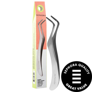 Angled False Eyelash Applicator: Achieve Natural Lash Line with Stainless Steel Tool for Easy & Precise Makeup Application False Eyelash Applicator: Easy Lash Tool for Natural Look False eyelash applicator, Eyelash applicator tool, Angled lash applicator, Stainless steel lash applicator, Easy false lash application, Eyelash extension tool, Makeup applicator, Lash tool for beginners, False eyelashes, Eye makeup, Makeup tool, Beauty tool, Lash application, Precise application, Natural lash line, Beginner-frie