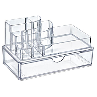 bee-home-cosmetic-organizer-front-view, bee-home-organizer-drawer-open, bee-home-cosmetic-organizer-storage Bee Home Çekmeceli Podyum Kozmetik Ürün Düzenleyicisi Organizer - Stylish Organizer for Makeup Lovers Bee Home Cosmetic Organizer - Drawer Design for Makeup bee-home, cosmetic-organizer, makeup-storage, drawer-organizer, beauty-products, ai-generated, home-decor, stylish-organizer, kitchen-storage, crystal-organizer