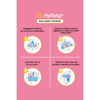 Metapet Natural Dog Shampoo for Sensitive Skin & Puppies - 8.45 fl oz, Organic, Chemical-Free, Clinically Approved Metapet Natural Dog Shampoo - Gentle & Organic natural dog shampoo, organic dog shampoo, sensitive skin dog shampoo, puppy shampoo, chemical-free dog grooming, natural pet care, organic pet products, gentle dog shampoo, clinically approved pet products, Metapet, dog grooming essentials