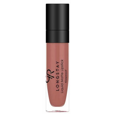 Golden Rose Longstay Liquid Matte Lipstick: Long-Lasting, Non-Drying, Comfortable Matte Lip Color with Vitamin E & Avoca