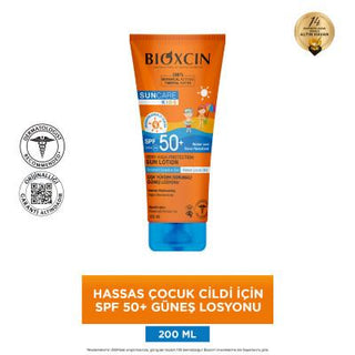 Bioxcin Children's Sunscreen Lotion SPF 50+ - Hypoallergenic, Paraben-Free, Water Resistant - 6.76 fl oz Bioxcin Kids Sunscreen SPF 50+ - Hypoallergenic & Paraben-Free children's sunscreen, SPF 50+ lotion, hypoallergenic sun care, zinc oxide sunscreen, paraben-free sun protection, kids sunblock, sensitive skin sunscreen, non-comedogenic sunscreen, fragrance-free sunscreen, water resistant sunscreen, outdoor protection for kids
