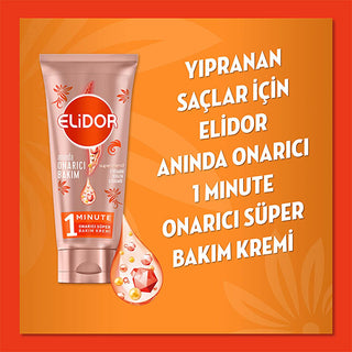 Elidor Instant Repair Hair Care Cream - 1 Minute Repair, Enriched with C Vita...