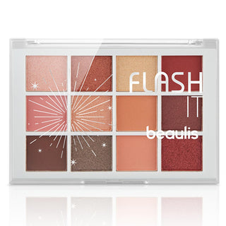Beaulis Flash It 12 Eyeshadow Palette - Matte & Shimmer Shades for Versatile Makeup Looks Beaulis Flash It 12 Eyeshadow Palette - Matte & Shimmer Shades Makeup Eyeshadow Palette, Beaulis Flash It, 12 Eyeshadow Shades, Matte and Shimmer Eyeshadows, Long-Lasting Makeup, Beauty Essentials, Makeup for Beginners, Professional Makeup, Everyday Makeup, Glamorous Makeup Looks, Makeup Artist Tools, Cosmetic Products