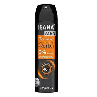 Isana Men Motion Protect Anti-Transpirant Deodorant Spray - Long Lasting Sweat Protection for Men Isana Men Motion Protect Deodorant - 48hr Sweat Protection Men's Deodorant Spray, Anti-transpirant Deodorant, Long-lasting Sweat Protection, Dermatologically Tested Deodorant, Isana Men Motion Protect Deodorant, Personal Hygiene Products for Men, Sweat Protection, Freshness, Confidence, Men's Grooming, Deodorant for Active Lifestyle