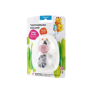 Flipper Animal Toothbrush Holder: Hygienic Storage for Kids - Fun & Automatic, Suction Cup Mount