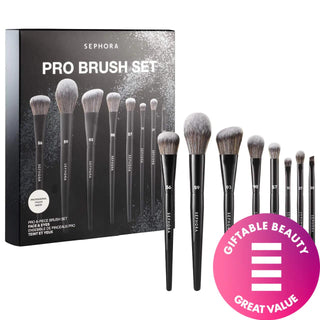 Sephora PRO Brush Set: 8-Piece Vegan & Cruelty-Free Makeup Brushes for Face & Eye - Complete Foundation, Shadow, and Brow Application Sephora Vegan Makeup Brush Set: Cruelty-Free, Professional Quality makeup brush set, vegan makeup brushes, cruelty-free makeup brushes, foundation brush set, eye makeup brush set, professional makeup brushes, synthetic makeup brushes, complete makeup brush set, makeup brushes, vegan brushes, cruelty-free brushes, foundation brush, eye makeup brushes, professional makeup, synt