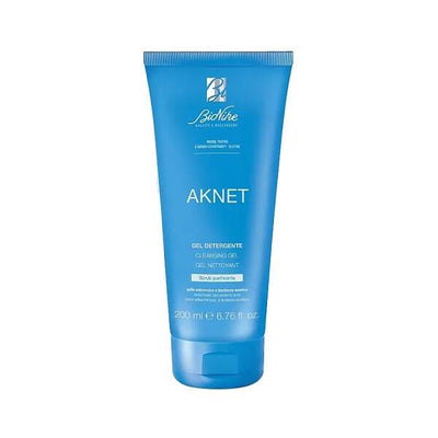 BioNike Acnet Cleansing Gel for Acne-Prone Skin - 200ml, Gentle Exfoliating Cleanser for Oily Skin, Reduces Acne & Black