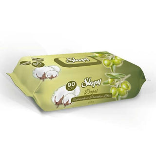 Sleepy Natural Olive Oil & Cotton Baby Wipes - 90 Count - Gentle, Hypoallergenic for Sensitive Skin Sleepy Natural Baby Wipes: Olive Oil & Cotton for Sensitive Skin Baby wipes, Natural baby wipes, Olive oil baby wipes, Cotton baby wipes, Sensitive skin baby wipes, Hypoallergenic baby wipes, baby skincare, gentle wipes, moisturizing wipes, baby essentials, newborn care, diaper changing, baby hygiene, skincare, natural ingredients, Olive Oil, Cotton Fibers, 90 Wipes per Pack, Gentle Formula, Moisturizing, gif