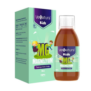 VeNatura Kids Magnesium Liquid Supplement for Children - 3.38 fl oz Magnesium Support VeNatura Kids Magnesium Supplement - 3.38 fl oz Magnesium supplement for kids, VeNatura Kids Magnezyum, Children's magnesium liquid supplement, Non-medicinal magnesium for kids, Pediatric magnesium supplementation, Kids health supplements, Liquid magnesium for children, Health and wellness for kids, Dietary supplements for children, Magnesium support for kids