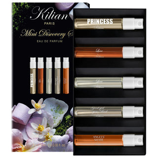 Kilian Mini Best-Sellers Perfume Discovery Set: Explore 5 Travel-Size Fragrances - Scent Sampler Kit Kilian Perfume Discovery Set - Travel Size Fragrance Sampler Perfume discovery set, Mini perfume set, Fragrance sampler, Travel size perfume, Kilian perfume set, Designer perfume sampler, Scent discovery kit, perfume, fragrance, travel perfume, mini fragrance, scent sampler, perfume set, fragrance set, Kilian, Kilian fragrance, Kilian perfume, gift for her, fragrance enthusiast, variety, travel-sized perfume