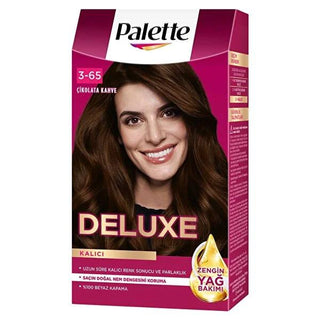 Palette Deluxe Chocolate Brown Hair Dye - Long-Lasting Rich Color for Women and Men, 1.69 fl oz Palette Deluxe Chocolate Brown Hair Dye - Rich Color hair dye, chocolate brown hair color, long-lasting hair dye, hair coloring products, Palette Deluxe hair dye, women's hair care, men's hair care, hair color maintenance, hair nourishment, rich hair color, intense hair color