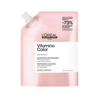 Loreal Professionnel Vitamino Color Protecting Shampoo: Professional Color Safe Shampoo for Color Treated Hair, 500 ml Refill Loreal Vitamino Color Shampoo: Color Safe Shampoo, 500 ml color protecting shampoo, shampoo for color treated hair, Loreal Vitamino Color, hair color protection, color safe shampoo, professional hair shampoo, shampoo refill, 500 ml shampoo, color treated hair, color protection, hair care, shampoo, Loreal, Vitamino Color, hair color, salon quality, gentle shampoo, vibrant hair, color 