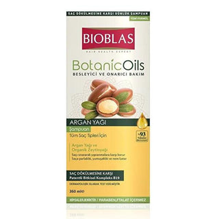 Bioblas Argan Oil Shampoo - Nourishing & Anti-Hair Loss, 12.17 fl oz Bioblas Argan Oil Shampoo - Nourishing & Anti-Hair Loss argan oil shampoo, hair loss treatment, nourishing shampoo, botanical hair care, moisturizing shampoo for dry hair, hair care, natural shampoo, anti-hair loss, hair nourishment, healthy hair, hair repair, Bioblas, argan oil benefits