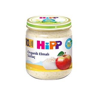 hipp organic apple pudding jar, healthy baby dessert with apples Hipp Organic Apple Pudding - Healthy Baby Dessert | 200g Hipp Organic Apple Pudding - 200g hipp, organic-baby-food, baby-dessert, gluten-free, no-preservatives, healthy-baby-food, baby-pudding, natural-ingredients, 10-months-plus, ai-generated