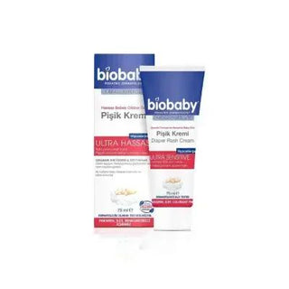 Biobaby Diaper Rash Cream, 75ml - Soothes & Protects Baby's Skin with Natural Ingredients Biobaby Diaper Rash Cream - Natural Relief for Baby's Skin diaper rash cream, baby skin care, natural ingredients for babies, zinc oxide diaper rash treatment, olive oil baby products, baby care, natural baby products, diaper rash relief, baby comfort, skin protection, gentle baby products