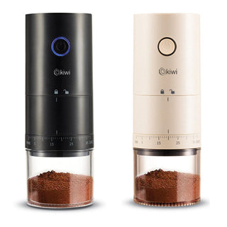 kiwi rechargeable coffee grinder, adjustable spice grinder, ceramic blade coffee grinder, transparent coffee grinder chamber Kiwi Rechargeable Coffee & Spice Grinder - Adjustable | 120ml Kiwi Rechargeable Coffee & Spice Grinder kiwi, coffeemaker, spice-grinder, adjustable-grinder, rechargeable-grinder, ceramic-blade, coffee-lovers, kitchen-tools, ai-generated, spice-lover