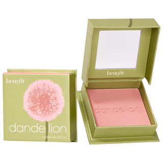 Benefit Cosmetics Dandelion Baby-Pink Brightening Powder Blush - Long-Lasting, Natural Flush, Chemical-Free Benefit Dandelion Blush - Baby-Pink Powder Blush powder blush, baby-pink blush, long-lasting blush, chemical-free cosmetics, Benefit Cosmetics Dandelion Blush, natural makeup, subtle makeup, everyday makeup, cleaner beauty, cosmetics, makeup, cheek makeup, blush, Benefit Cosmetics, WANDERful World collection, silky-soft texture, blendable, buildable, cruelty-free, paraben-free, formaldehyde-free, phth