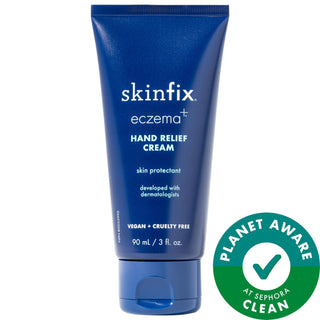 Eczema+ Ceramide Hand + Foot Relief Cream - Clinically-Tested, Vegan, Gluten-Free, Cruelty-Free | Soothes Dry, Cracked Skin & Eczema Eczema Relief Cream - Clinically-Tested, Vegan & Gluten-Free eczema relief cream, dry skin moisturizer, vegan skincare, gluten-free skincare, cruelty-free skincare, ceramide cream, colloidal oatmeal skincare, hand cream, foot cream, intense moisturization, dry skin solution, eczema treatment, natural skincare, clinically-tested skincare