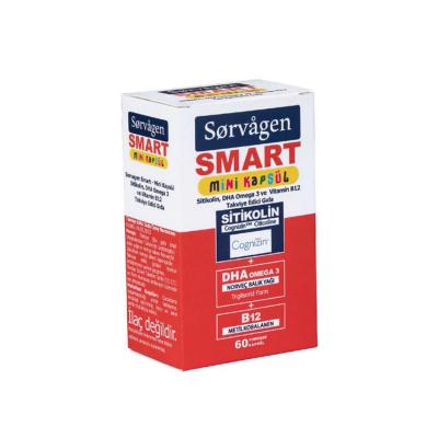 Sorvagen Citicoline Supplement - 250mg Cognitive Support Soft Capsules for Brain Health, Natural Dietary Supplement, 60 