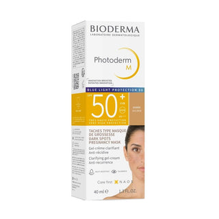 Bioderma Photoderm Spot M SPF 50+ Sunscreen - Blue Light Protection, Matte Finish, Dermatologically Tested - 1.35 fl oz Bioderma SPF 50+ Sunscreen - Blue Light Protection & Matte Finish SPF 50+ sunscreen, blue light protection skincare, matte finish sunscreen, dermatologically tested sunscreen, non-comedogenic sunscreen for face, hyperpigmentation treatment, dark spot prevention, skincare for sensitive skin, sun protection, UV protection, blue light protection, gel-cream sunscreen, photostable sunscreen, co