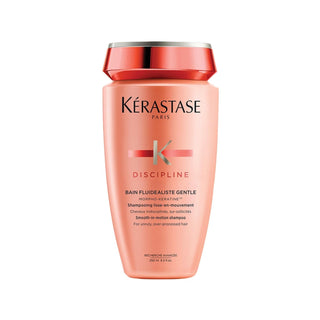 Kerastase Discipline Bain Fluidealiste Gentle Anti-Frizz Shampoo for Frizzy Hair - 8.45 fl oz Kerastase Gentle Anti-Frizz Shampoo for Frizzy Hair Kerastase Discipline Bain Fluidealiste, gentle shampoo, anti-frizz shampoo, anti-static shampoo, hair care for frizzy hair, frizzy hair solution, hair manageability, smooth hair, Kerastase shampoo, professional hair care, daily hair care, sensitive scalp, high-quality shampoo
