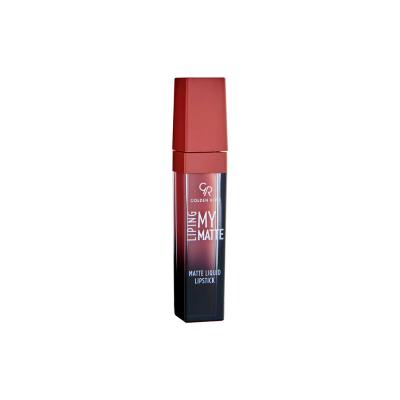 Golden Rose Matte Lipstick 12: Long-Lasting, Intense Color, Non-Drying Liquid Matte Lipstick - Comfortable All-Day Wear