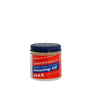 Dax Hair Care - Dax Pressing Oil 100g for Styling & Management Dax Pressing Oil 100g - Hair Styling & Care Dax Pressing Oil, Hair care product, Hair styling oil, Hair pressing oil, Dax hair care, Hair management, Styling products, Hair nourishment, Hair conditioning, Men grooming, Women grooming