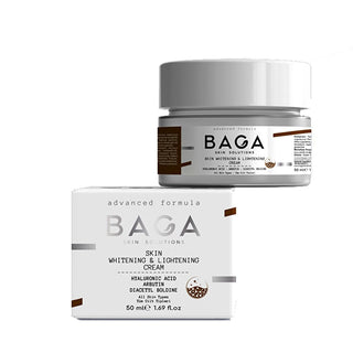 Baga Anti Dark Skin Lightening & Brightening Cream - Dark Spot Remover, Hyperpigmentation & Age Spot Treatment - Arbutin & Niacinamide - 1.69 fl oz Baga Skin Lightening Cream - Dark Spot, Hyperpigmentation Treatment skin lightening cream, skin brightening cream, dark spot remover, hyperpigmentation treatment, age spot cream, skin tone corrector, arbutin niacinamide cream, tone regulating cream, skin radiance cream, redness reduction cream, dark spot treatment, skin brightener, hyperpigmentation corrector, a