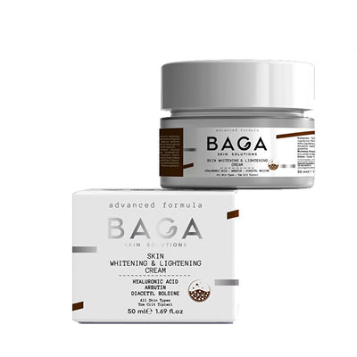 Baga Anti Dark Skin Lightening & Brightening Cream - Dark Spot Remover, Hyperpigmentation & Age Spot Treatment - Arbutin