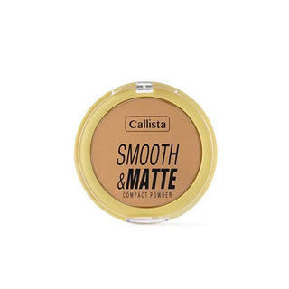 Callista Matte Compact Powder - Smooth Finish for Oily Skin, 30 Dark Honey Callista Matte Compact Powder - Dark Honey | Smooth Finish matte compact powder, makeup setting powder, smooth finish powder, dark honey compact powder, cosmetic powder for oily skin, oily skin solutions, makeup for tan skin, nourishing makeup products, long-lasting makeup, compact powder for women, Callista cosmetics