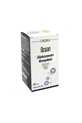 Orzax Ocean Glukozamin Kompleks 60 Tablet - Joint Health Support with Glucosamine, Chondroitin, and Collagen Orzax Glukozamin Kompleks - Joint Health with Glucosamine & Collagen Glucosamine Supplement, Joint Health Support, Chondroitin and MSM, Collagen Type II Supplement, Dietary Supplement for Joints, Joint Pain Relief, Mobility Support, Natural Joint Supplements, Athlete Joint Health, Elderly Joint Care