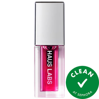 Mini PhD Hybrid Hydrating Tinted Lip Oil - Vegan, Non-Sticky Shine & Hydration Mini PhD Tinted Lip Oil - Hydrating & Vegan tinted lip oil, hydrating lip gloss, vegan lip care, clean cosmetics, non-sticky lip shine, lip gloss, lip balm, lip treatment, vegan collagen, prickly pear oil, plant squalane, pH-powered shades, mini size, on-the-go, lip care, beauty, cosmetics, skincare, cruelty-free, gluten-free