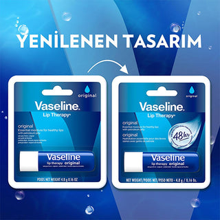 Vaseline Lip Therapy Original Lip Care Balm - 48 Hour Moisturizing Relief for Dry, Chapped Lips - Long Lasting Hydration & Protection Vaseline Lip Therapy Original - 48 Hour Moisturizing Lip Balm lip balm, lip care, moisturizing lip balm, dry lip relief, long-lasting hydration lip balm, Vaseline Lip Therapy, lip moisturizer, lip protection, E vitamin enriched lip balm, non-greasy lip balm, lip care for dry lips, lip balm for chapped lips, lip balm for outdoor activities