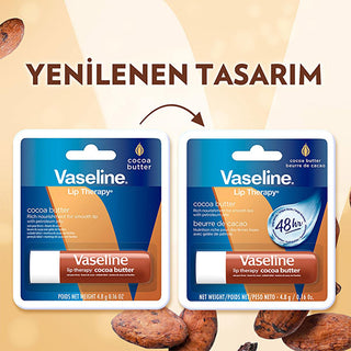 Vaseline Vaseline Lip Therapy Cocoa Butter Lip Balm - 48 Hour Moisturization, Non-Greasy, Dry Lip Care Vaseline Lip Therapy Cocoa Butter Lip Balm - 48hr Moisturization Vaseline Lip Therapy, Cocoa Butter Lip Balm, Dry Lip Care, Long-lasting Lip Moisturizer, Non-greasy Lip Balm, Lip Care, Moisturizing Lip Balm, Natural Lip Care, Lip Repair, Lip Soothing, Everyday Lip Care, Outdoor Lip Care, Lip Protection