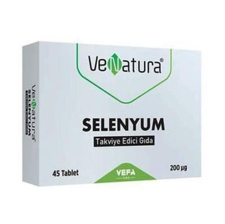 venatura selenium 45 tablet bottle, front view of venatura selenium 45 tablet, side view of venatura selenium 45 tablet VeNatura Selenium 45 Tablet - Essential Selenium Supplement | 45 mcg VeNatura Selenium 45 Tablet - Essential Selenium Supplement venatura, selenium, dietary-supplement, antioxidant, thyroid-support, immune-system, health-and-wellness, daily-vitamins, easy-to-use, ai-generated
