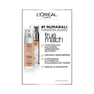 Loreal Paris True Match Foundation - Natural Look, Long Lasting, Hydrating Makeup for All Skin Types - 3R Rose Beige Loreal Paris True Match Foundation - Natural & Long Lasting Loreal Paris True Match Foundation, Foundation Makeup, Natural Look Foundation, Long Lasting Foundation, Hyaluronic Acid Foundation, Hydrating Makeup, Makeup for All Skin Types, Cosmetic, Beauty Product, Skincare Makeup, 3R Rose Beige, Rose Beige Foundation
