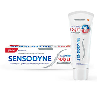 sensodyne whitening toothpaste for sensitive teeth, sensitive teeth and gums relief toothpaste Sensodyne Whitening Toothpaste for Sensitive Teeth and Gums - 2-in-1 Relief | 2.53 fl oz Sensodyne Whitening Toothpaste - Sensitive Teeth Relief sensodyne, whitening-toothpaste, sensitive-teeth, gum-care, plaque-removal, stain-removal, oral-health, toothcare, dentist-recommended, ai-generated