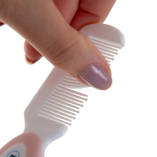 babyjem natural bristle brush and comb set pink, gentle hair care tools for infants Babyjem Natural Bristle Brush & Comb Set - Gentle Hair Care for Infants | Pink Babyjem Natural Bristle Brush & Comb Set - Baby Care baby-care, infant-grooming, natural-bristle, babyjem, new-parents, gentle-comb, soft-brush, baby-beauty, personal-care, ai-generated