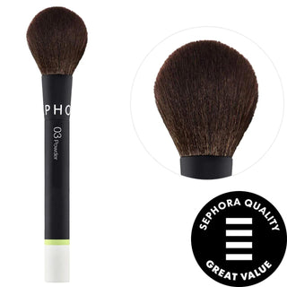 SEPHORA COLLECTION Essential Powder Brush - Vegan, Eco-Friendly Makeup Brush for Seamless Application SEPHORA COLLECTION Vegan Powder Brush - Eco-Friendly Makeup makeup brush, powder brush, vegan makeup brush, eco-friendly cosmetics, synthetic bristle brush, cruelty-free makeup, sustainable beauty products, SEPHORA COLLECTION, Essential Brush, beauty essentials, vegan beauty, eco-conscious makeup tools