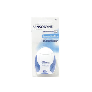 Sensodyne Gentle Floss - Mint Flavored Dental Floss for Sensitive Teeth - 30m Sensodyne Gentle Floss - Best Mint Flavored Dental Floss dental floss, sensitive teeth care, fluoride floss, mint flavored floss, interdental cleaning, oral hygiene, gum care, plaque removal, dentist recommended, daily flossing, gentle floss, textured floss, fluoride coated floss, fresh breath, clean teeth, healthy gums