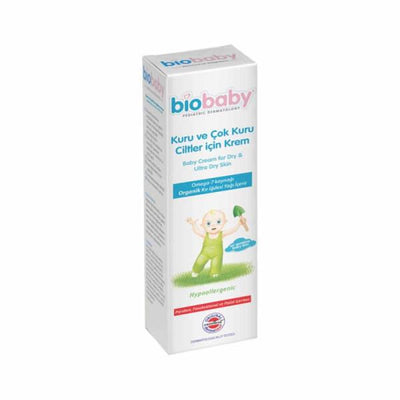 Biobaby Natural Baby Body Cream 100ml: Gentle, Alcohol-Free Moisturizer for Dry & Sensitive Skin | Organic Infant Skinca