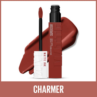 Maybelline Super Stay Matte Ink: Long Lasting Liquid Lipstick - Transfer-Proof, Smudge-Proof, Non-Drying Matte Finish - Charmer Shade Maybelline Super Stay Matte Lipstick: Long Lasting & Transfer-Proof matte lipstick, long lasting lipstick, transfer proof lipstick, liquid matte lipstick, Maybelline Super Stay, non-drying matte lipstick, smudge proof lipstick, long wear lip color, Maybelline lipstick, Super Stay lipstick, matte lip color, long-wearing lipstick, transfer-resistant lipstick, non-drying lipstic
