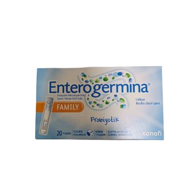Enterogermina Probiotic Supplement for Adults: Restore Gut Health & Intestinal Flora Balance with Bacillus Clausii - Con