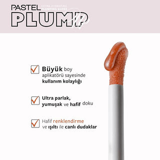 Pastel Profashion Plump Up Extra Hydrating Plumping Gloss 202 - Vegan Hydrating Lip Gloss with Plumping Effect Pastel Profashion Plump Up Lip Gloss - Vegan & Hydrating hydrating lip gloss, plumping lip gloss, vegan cosmetics, cruelty-free beauty products, paraben-free lip care, lip care, vegan lip gloss, cruelty-free lip gloss, hyaluronic acid lip gloss, aloe vera lip gloss, cosmetic, beauty product, lip hydration, lip plumping