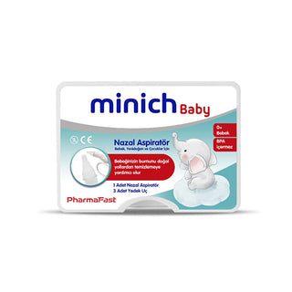 Minich Baby Nasal Aspirator: Gentle Nasal Congestion Relief for Infants, Safe Baby Nose Cleaner & Nasal Secretion Removal Minich Baby Nasal Aspirator: Gentle Baby Nose Congestion Relief baby nasal aspirator, nasal aspirator for infants, baby nose cleaner, nasal congestion relief baby, gentle nasal aspirator, baby hygiene products, nasal secretion removal baby, baby, infant, nose cleaner, congestion, relief, gentle, hygiene, secretion, clear nasal passages, parents, new parents, baby essentials, cold and flu