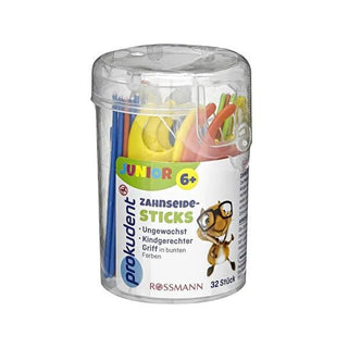 Prokudent Children's Dental Floss for Kids Aged 6+, Soft & Gentle on Gums, 32 Count - Kid-Friendly Oral Care Prokudent Kids Dental Floss - Soft & Gentle for Children children's dental floss, oral hygiene for kids, dental care products for children, soft dental floss, kid-friendly oral care, oral hygiene products, children's oral health, dental hygiene for kids, kids dental care, flossing for children